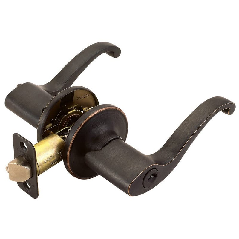 Design House 791640 Scroll Entry Door Lever Oil Rubbed Bronze - Image 1